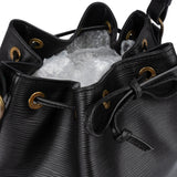 Louis Vuitton Noir Epi Leather Sac Noe Petit Shoulder Bag