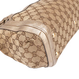 Gucci GG Monogram Bamboo Handbag