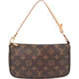 Louis Vuitton Canvas Monogram Pochette Accessoire Handbag