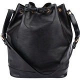 Louis Vuitton Noir Epi Leather Sac Noe Grande Shoulder Bag