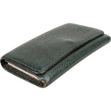 Louis Vuitton Green Taiga Leather Keyholder