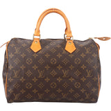 Louis Vuitton Canvas Monogram Speedy 30 Handbag