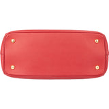 Prada Red Saffiano Leather Galleria Handbag