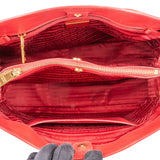Prada Red Saffiano Leather Galleria Handbag