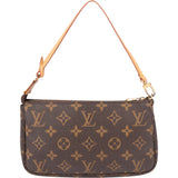 Louis Vuitton Canvas Monogram Pochette Accessoire Handbag