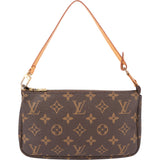 Louis Vuitton Canvas Monogram Pochette Accessoire Handbag