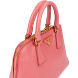 Prada Pink Saffiano Leather Promenade Handbag