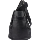 Louis Vuitton Noir Epi Leather Sac De Paule Shoulder Bag