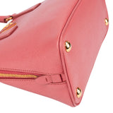 Prada Pink Saffiano Leather Promenade Handbag