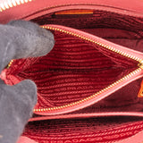 Prada Pink Saffiano Leather Promenade Handbag