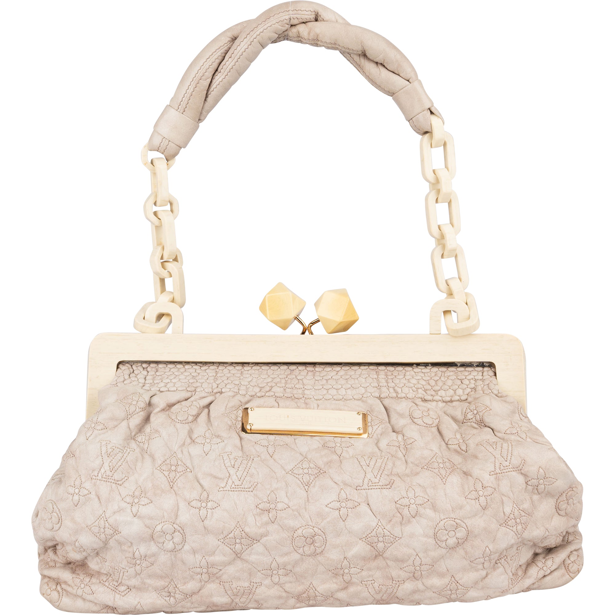 Louis Vuitton Leather Monogram Olympe Shoulder Bag - vintageandkickz