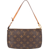 Louis Vuitton Canvas Monogram Pochette Accessoire Handbag