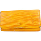 Louis Vuitton Yellow Epi Leather Keyholder