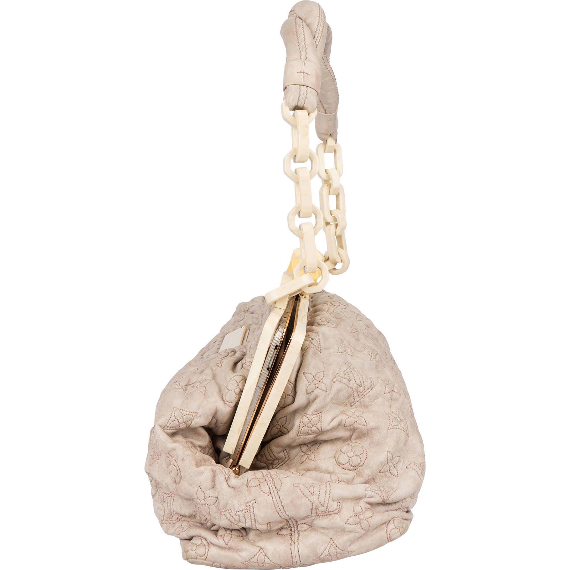 Louis Vuitton Leather Monogram Olympe Shoulder Bag - vintageandkickz