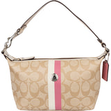 Coach Canvas Monogram Stripe Handbag - vintageandkickz