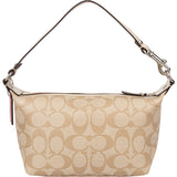 Coach Canvas Monogram Stripe Handbag - vintageandkickz