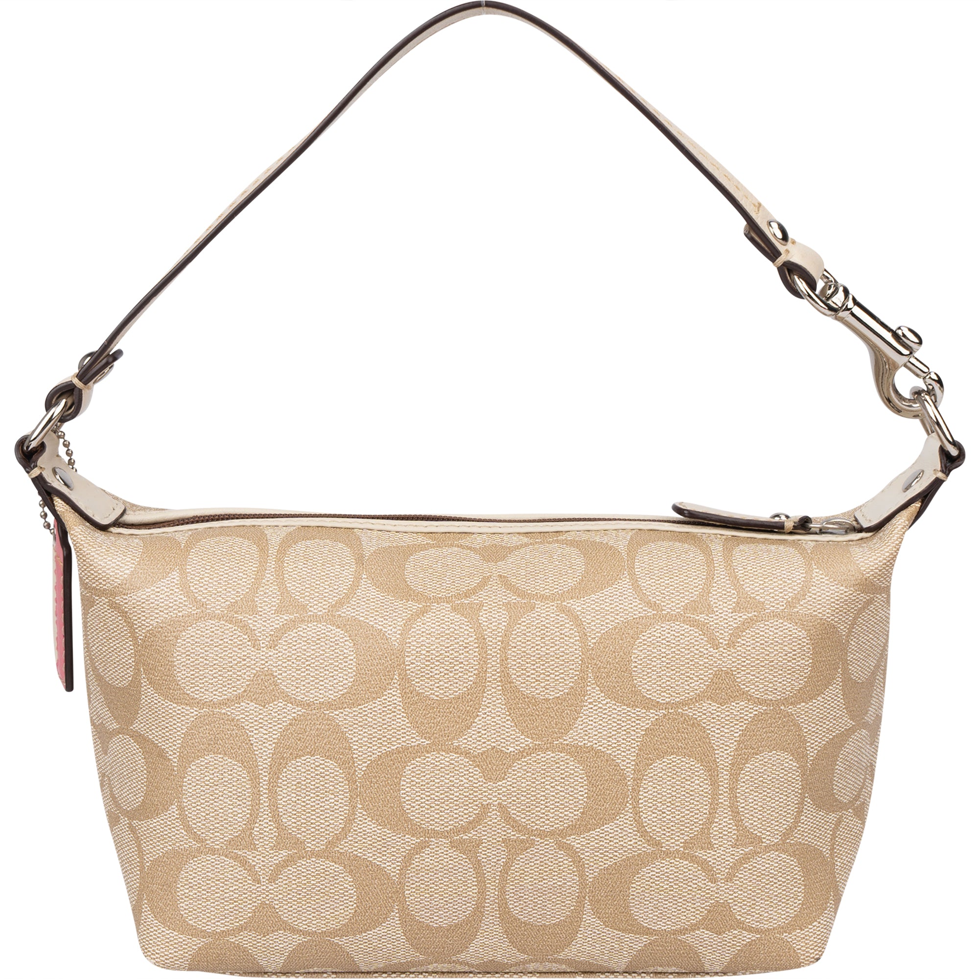 Coach Canvas Monogram Stripe Handbag - vintageandkickz
