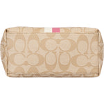 Coach Canvas Monogram Stripe Handbag - vintageandkickz