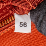 Prada Orange Saffiano Leather Parabole Handbag