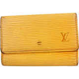 Louis Vuitton Yellow Epi Leather Keyholder