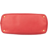 Prada Red Saffiano Leather Galleria Handbag