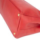 Prada Red Saffiano Leather Galleria Handbag