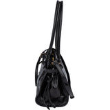 Prada Black Leather Triangle Bonnie Shoulder Bag