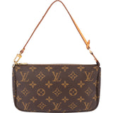 Louis Vuitton Canvas Monogram Pochette Accessoire Handbag