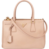 Prada Pink Saffiano Leather Galleria Handbag