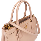 Prada Pink Saffiano Leather Galleria Handbag