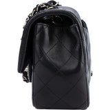 Chanel Quilted Lambskin Mini Rabat Charms Single Flap Crossbody Bag