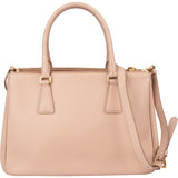 Prada Pink Saffiano Leather Galleria Handbag