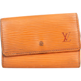 Louis Vuitton Orange Epi Leather Keyholder