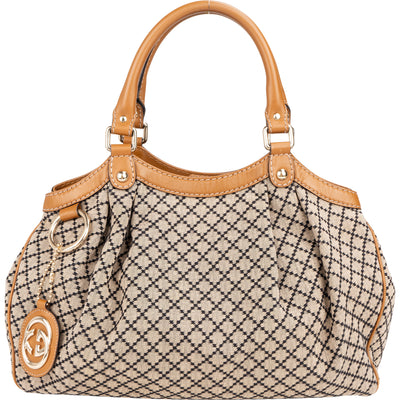 Gucci Diamante Monogram Sukey Handbag