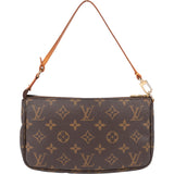 Louis Vuitton Canvas Monogram Pochette Accessoire Handbag