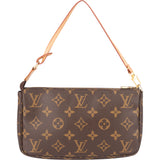 Louis Vuitton Canvas Monogram Pochette Accessoire Handbag