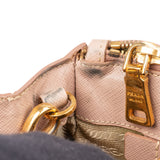Prada Pink Saffiano Leather Galleria Handbag
