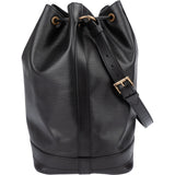 Louis Vuitton Noir Epi Leather Sac Noe Grande Shoulder Bag