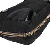 Prada Black Nylon Zipper Handbag