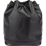 Louis Vuitton Noir Epi Leather Sac Noe Grande Shoulder Bag