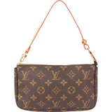 Louis Vuitton Canvas Monogram Pochette Accessoire Handbag