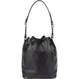 Louis Vuitton Noir Epi Leather Sac Noe Grande Shoulder Bag