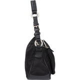 Prada Black Nylon Triangle Shoulder Bag