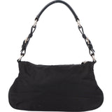 Prada Black Nylon Triangle Shoulder Bag