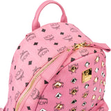 MCM Visetos Monogram Spikes Backpack