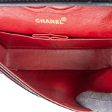 Chanel Quilted Lambskin 24K Gold Double Flap Crossbody Bag