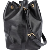 Louis Vuitton Noir Epi Leather Sac Noe Petit Shoulder Bag