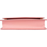 Prada Pink Saffiano Leather Move Wallet On Chain Crossbody Bag