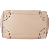 Celine Taupe Leather Luggage Handbag