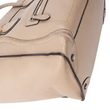Celine Taupe Leather Luggage Handbag